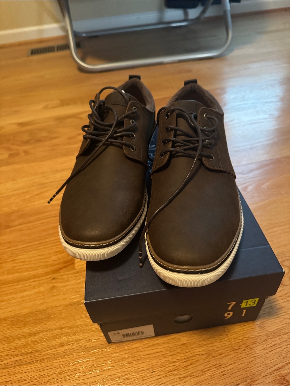 Seven 91 FUCCI OX  Men's Brown Lace-Up shoes